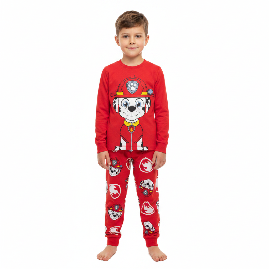Paw Patrol | Red Marshall Pyjama Set | Little Gecko