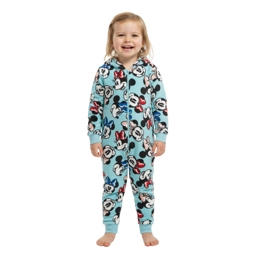MINNIE MOUSE Blue Fleece All-In-One