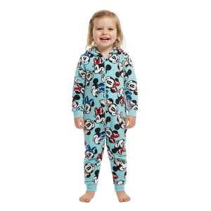 MINNIE MOUSE Blue Fleece All-In-One