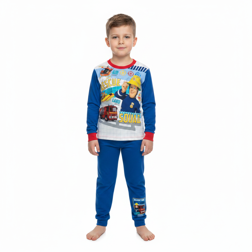 Fireman Sam | Rescue Squad Pyjamas | Little Gecko