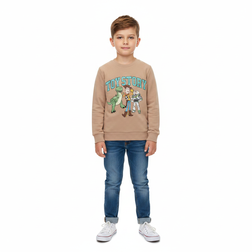Toy Story | Tan Long Sleeve T-Shirt | Little Gecko