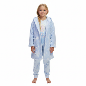 FROZEN Blue Dressing Gown & Pyjama Set
