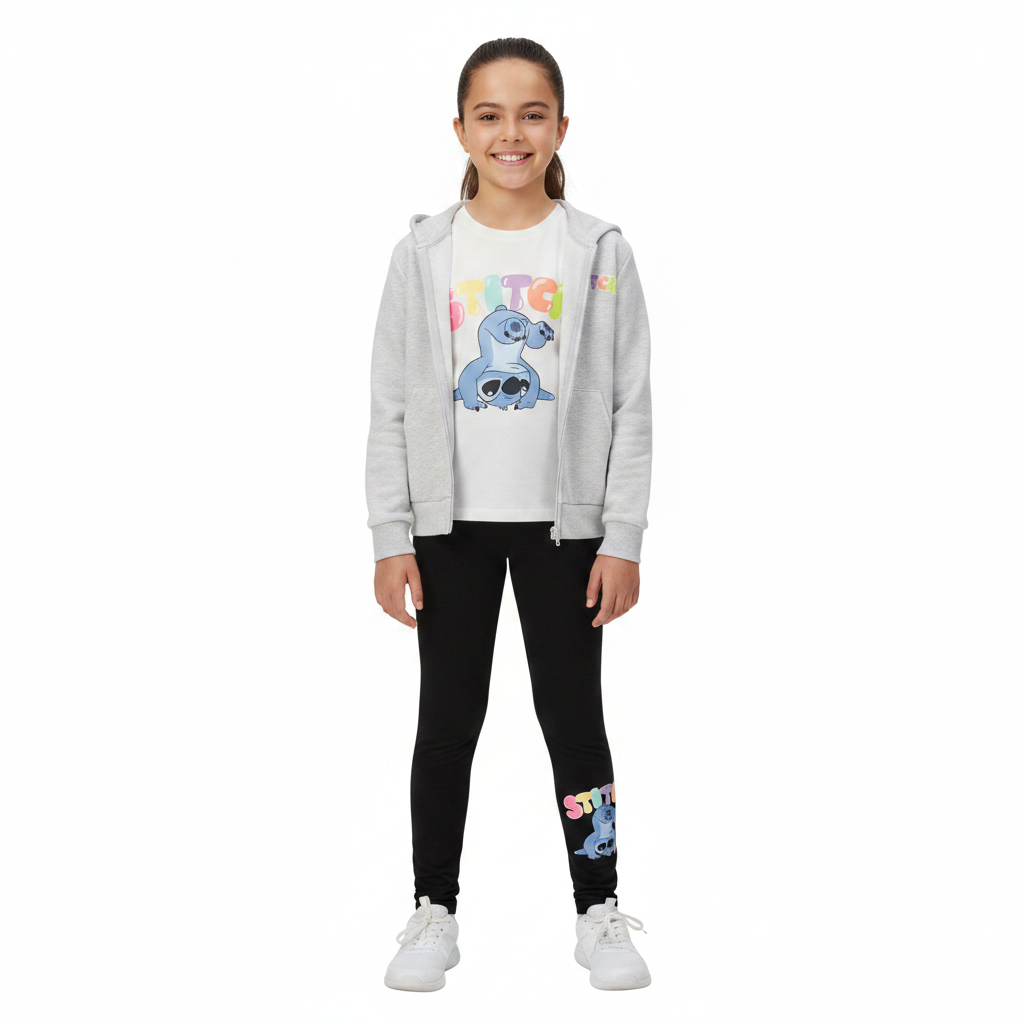 Lilo & Stitch | Hoodie T-Shirt & Leggings Set | Little Gecko
