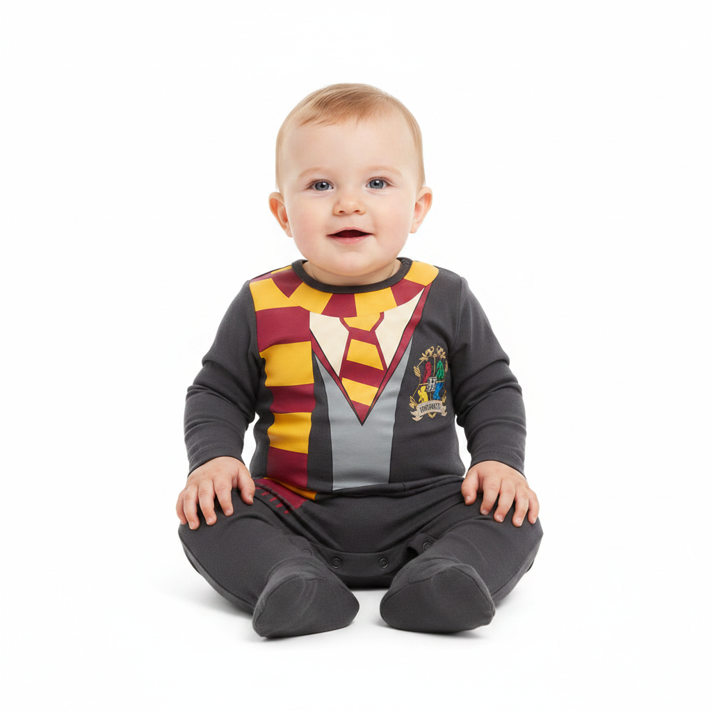HARRY POTTER Grey Sleepsuit