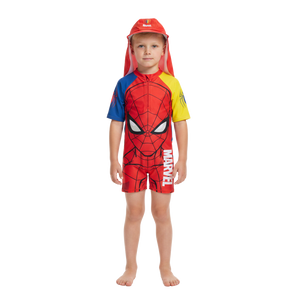 SPIDERMAN Sunsuit & Hat Set