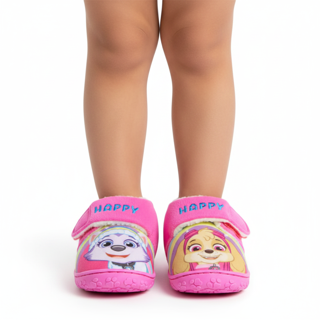PAW PATROL Pink Rainbow Slippers