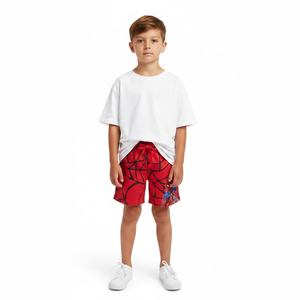 SPIDERMAN Red Shorts