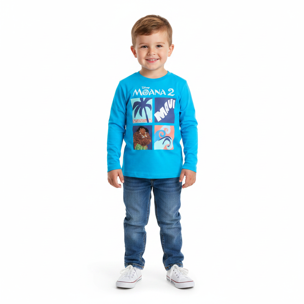 Moana | Blue Maui T-Shirt | Little Gecko