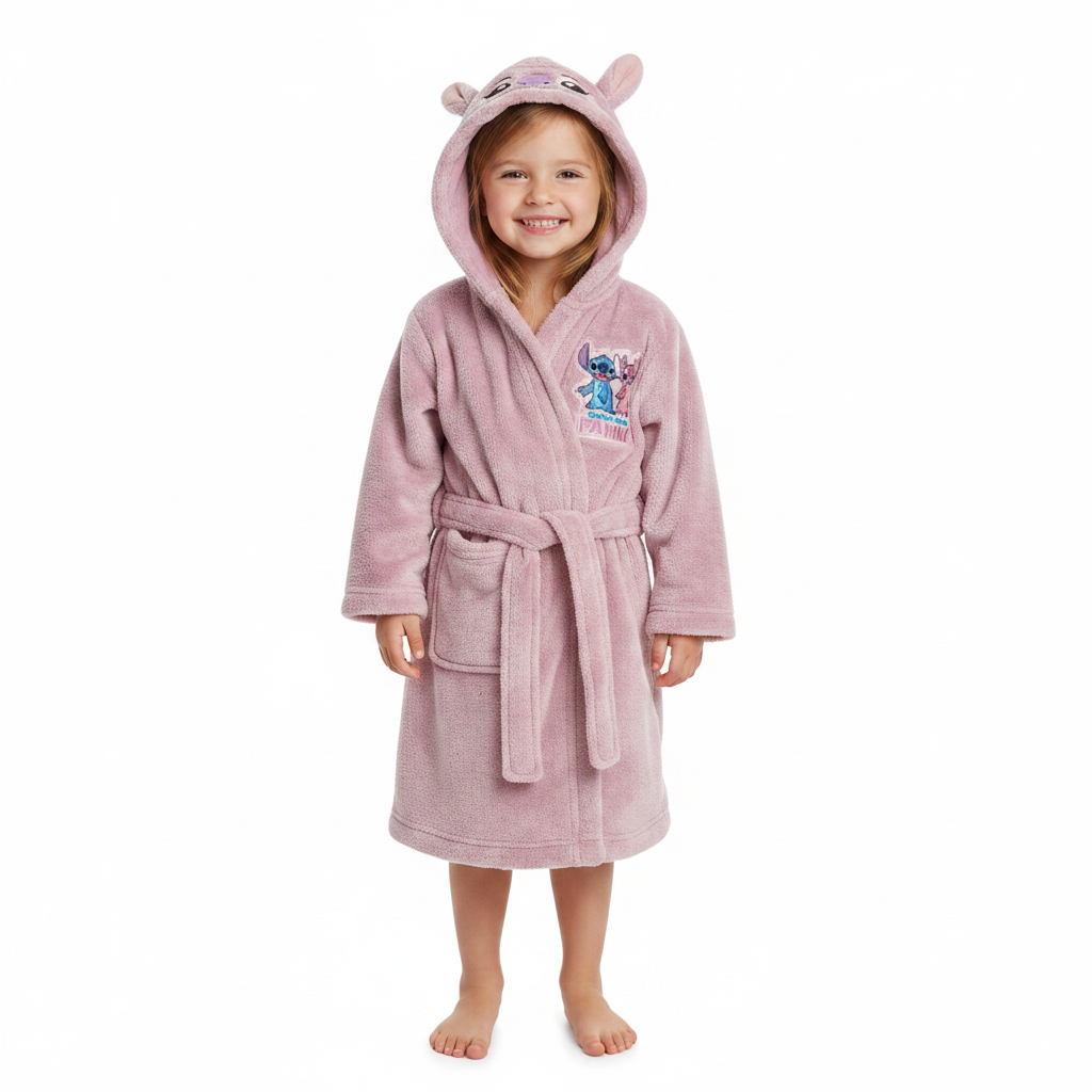 Lilo & Stitch | Pink Dressing Gown | Little Gecko
