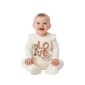 MINNIE MOUSE Cream Sleepsuit