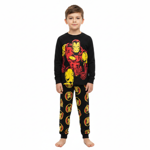 THE AVENGERS Black Iron Man Pyjama Set