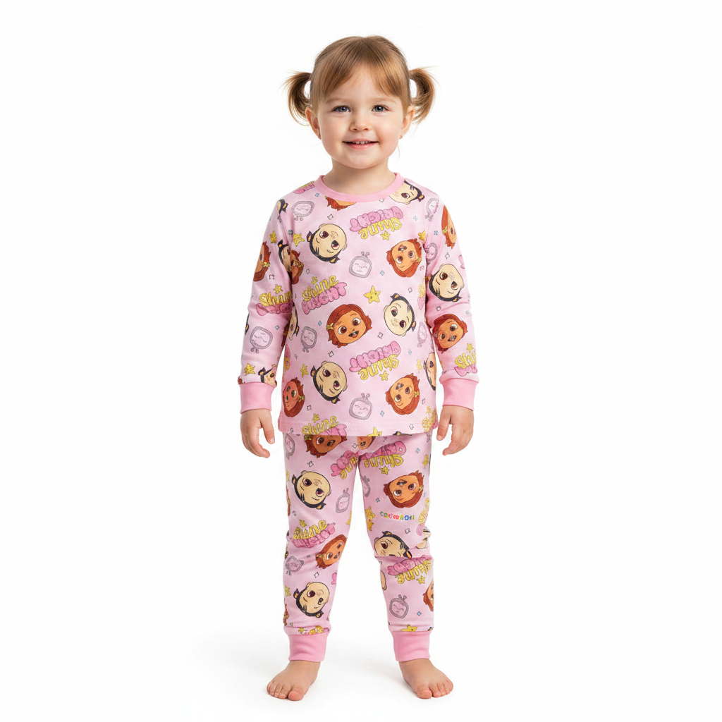 COCOMELON Pink Pyjama Set