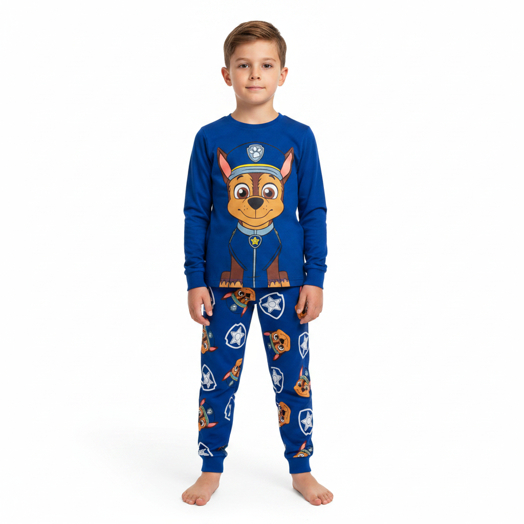 Paw Patrol | Blue Chase Pyjama Set | Little Gecko