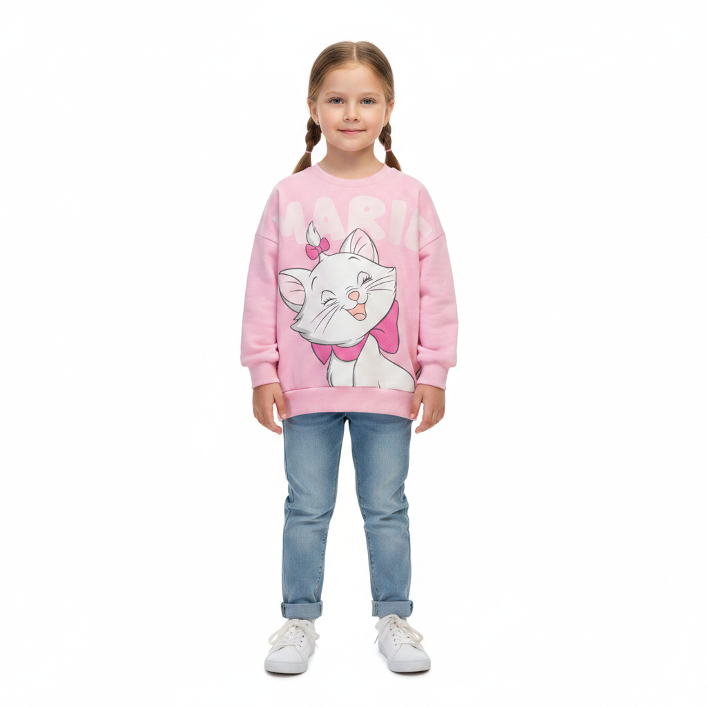 THE ARISTOCATS Pink Marie Sweatshirt