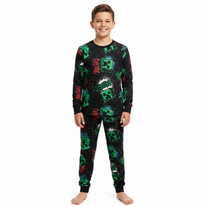 MINECRAFT Black Pyjama Set