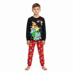 POKÉMON Black/Red Pyjama Set