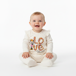 MINNIE MOUSE Cream Sleepsuit