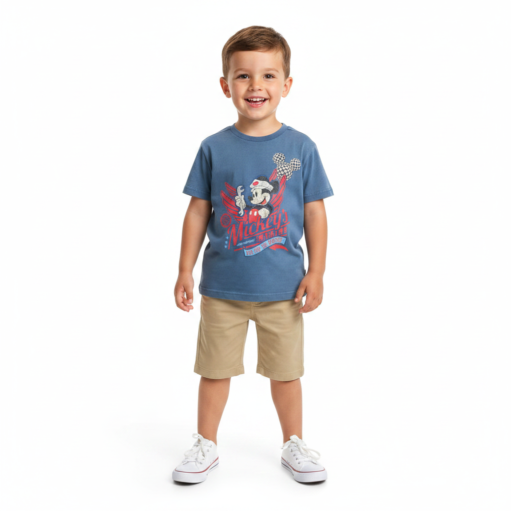MICKEY MOUSE Blue T-Shirt