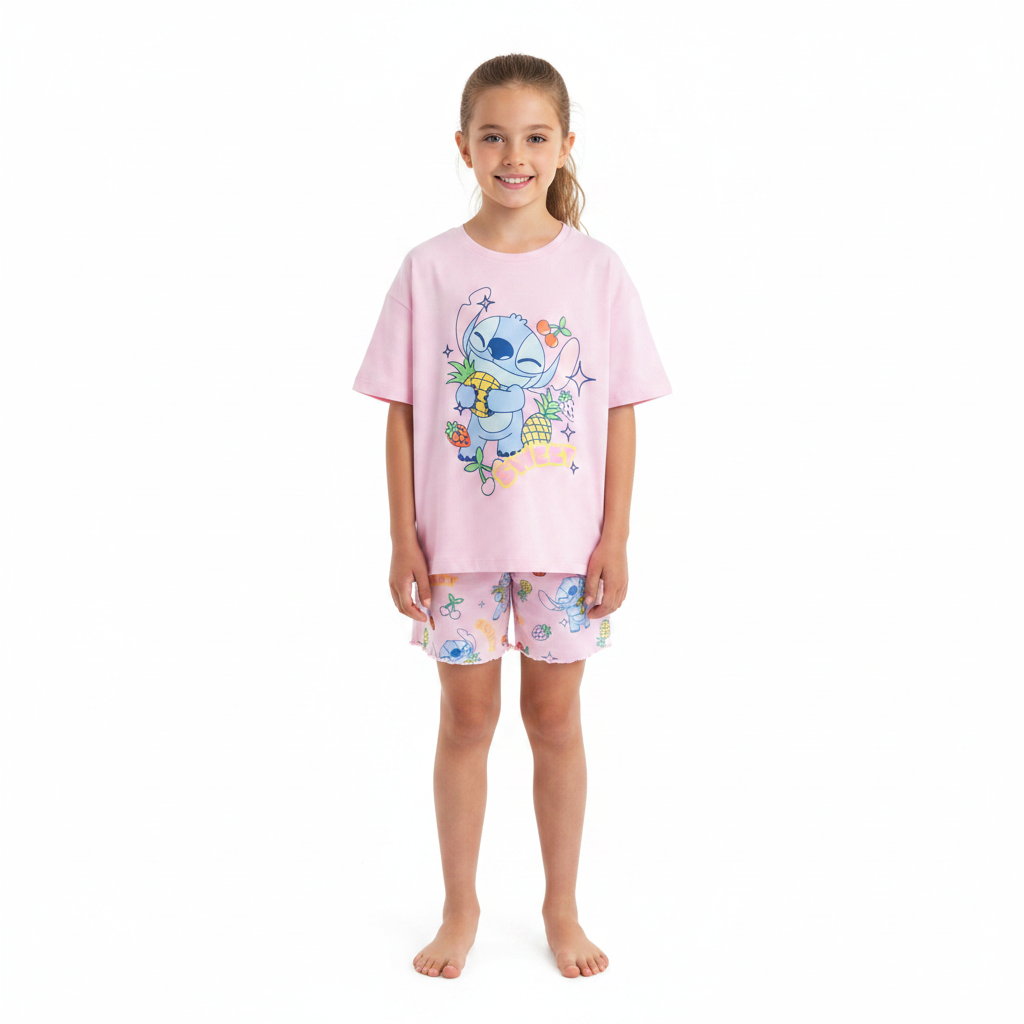 LILO & STITCH Pink Pyjama Set