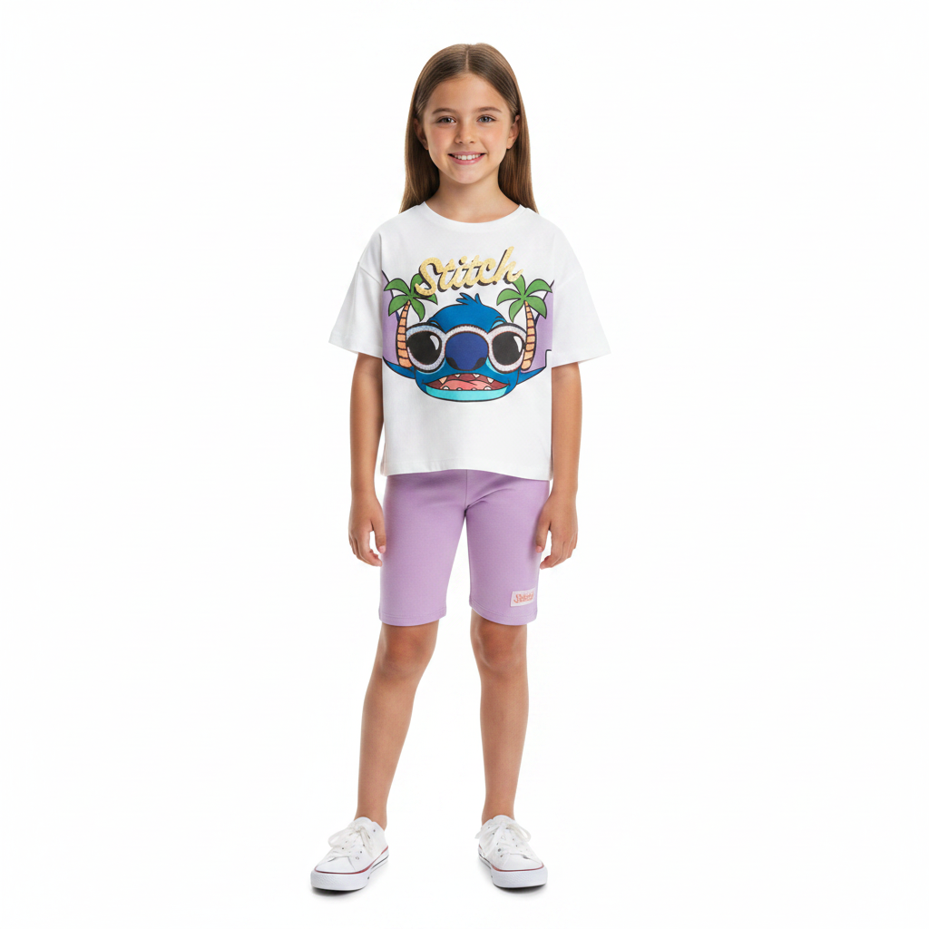 LILO & STITCH Tropical T-Shirt & Shorts Set