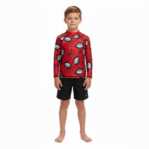 SPIDERMAN 2 Pack Rashie Swim Tops
