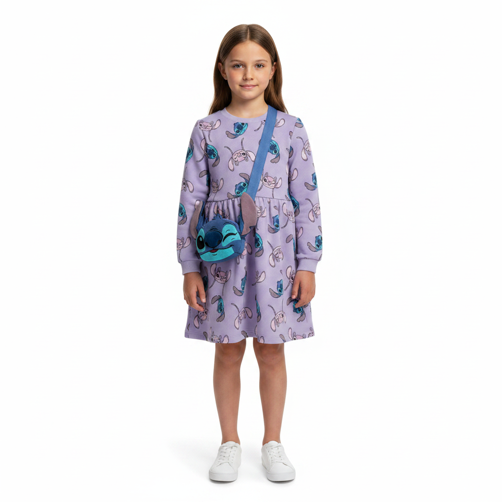 Lilo & Stitch | Sweater Dress & Bag Set | Little Gecko