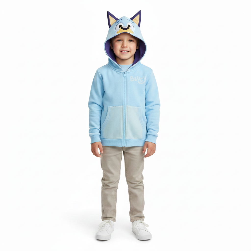 BLUEY Hooded Zip Up Jacket