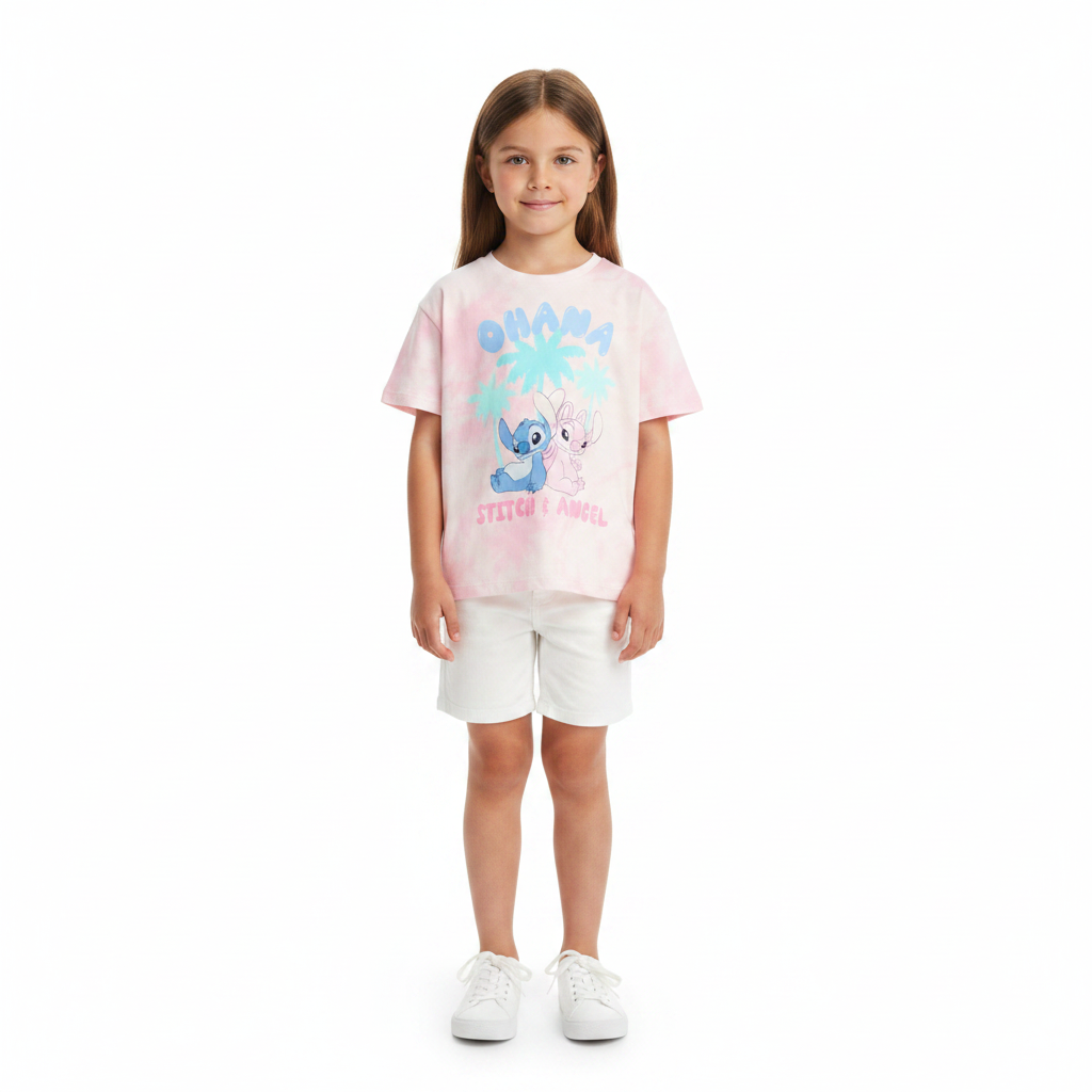 Lilo & Stitch | Ohana Short Sleeve T-Shirt | Little Gecko
