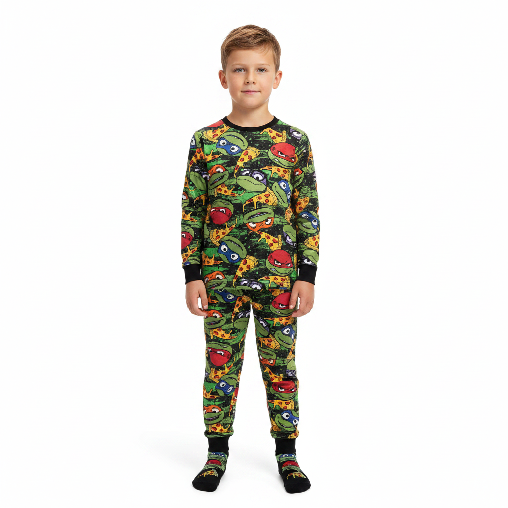 TEENAGE MUTANT NINJA TURTLES Velour Pyjama & Sock Set