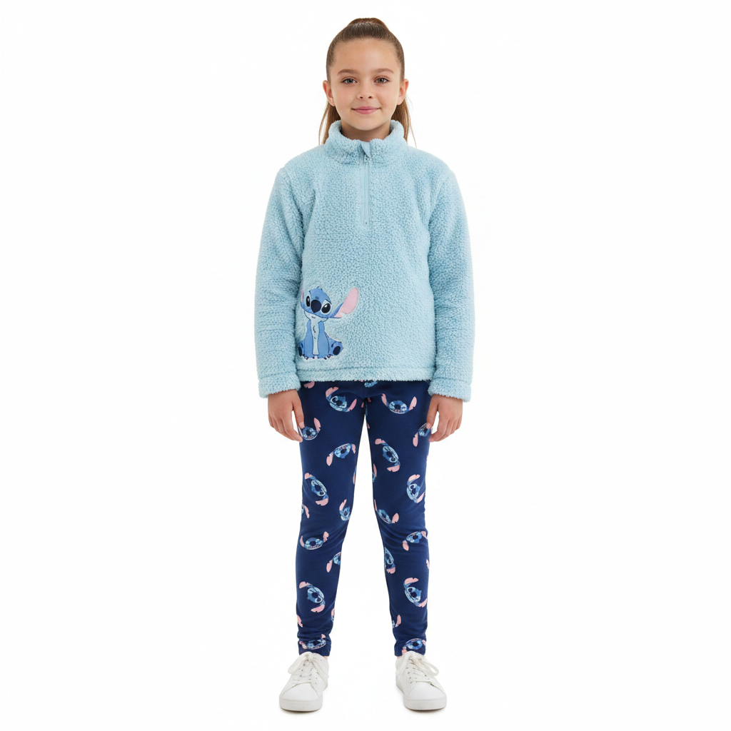 LILO & STITCH Blue Jumper & Leggings Set