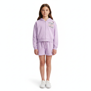 HELLO KITTY Hooded Zip Up Jacket & Shorts Set