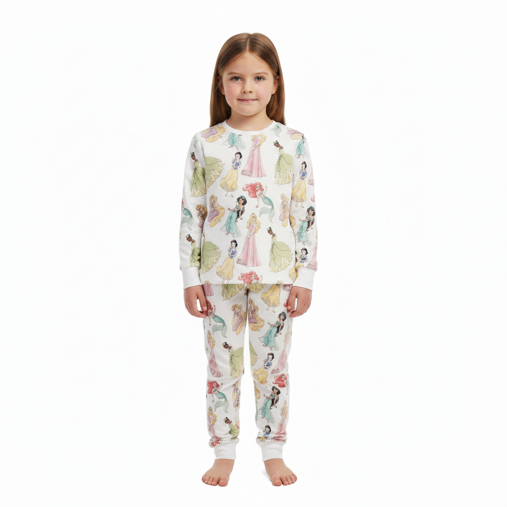 DISNEY PRINCESS Cream Pyjama Set