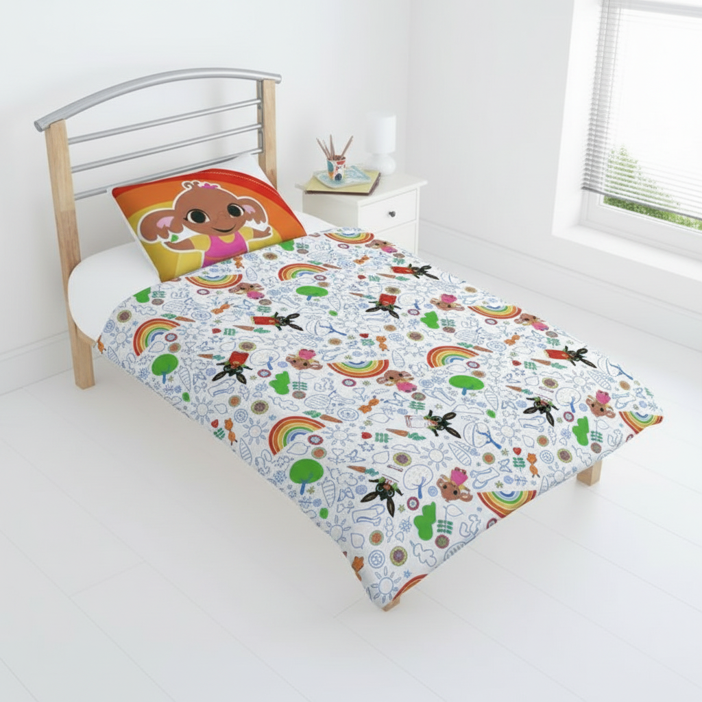 BING BUNNY Village Toddler/Cot Bed Quilt Cover Set