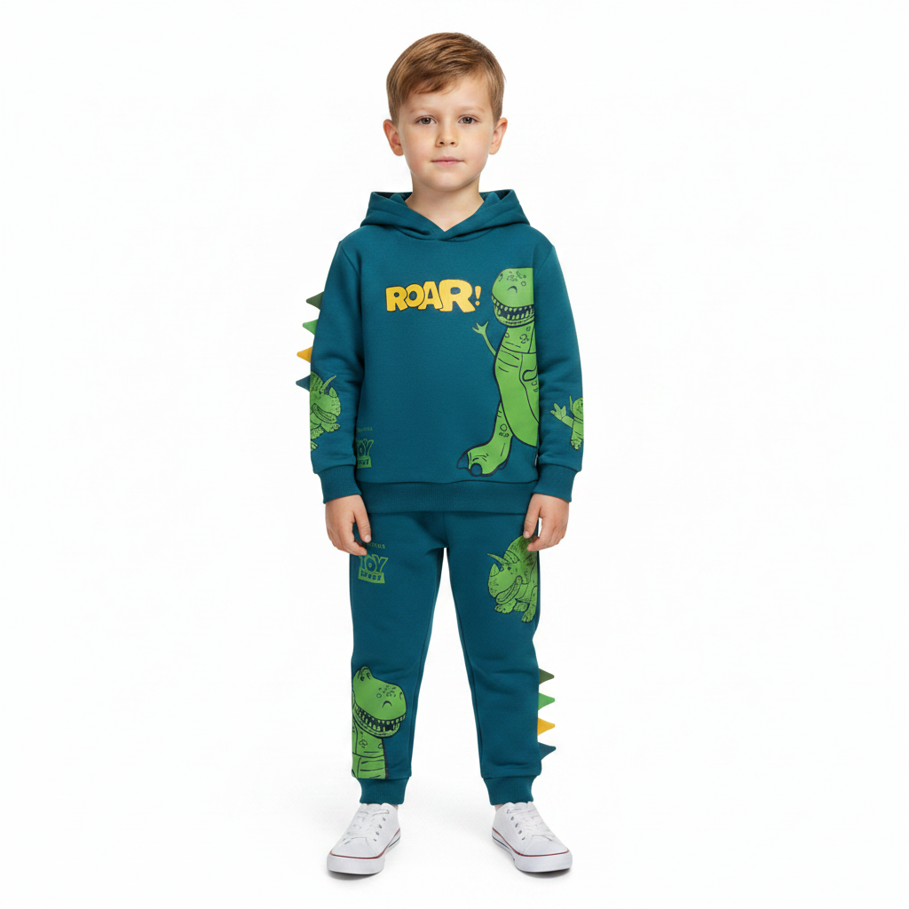 Toy Story | Rex Hooded Sweatshirt & Trackpants Set | Little Gecko