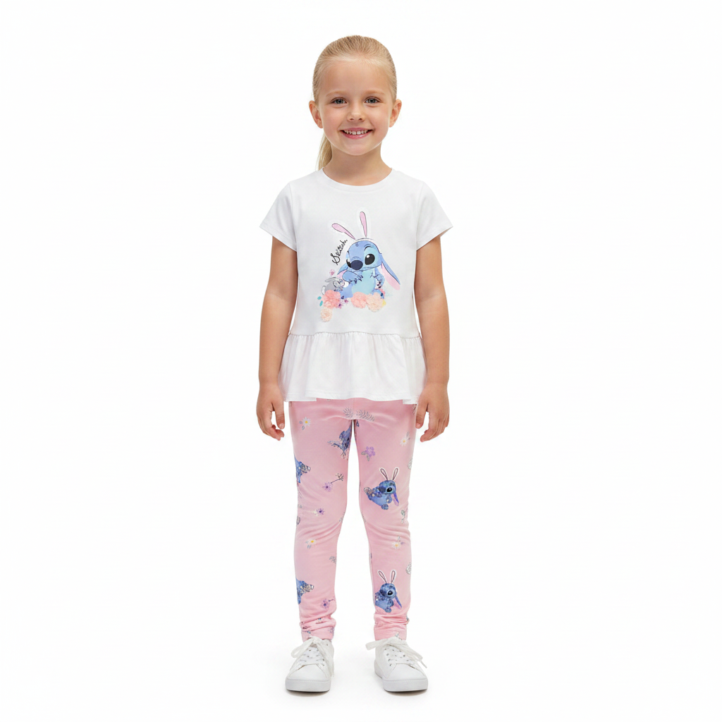 LILO & STITCH Short Sleeve T-Shirt & Leggings Set