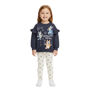 BLUEY Navy Sweatshirt & Leggings Set
