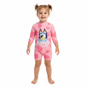 BLUEY Pink Hearts Sunsuit