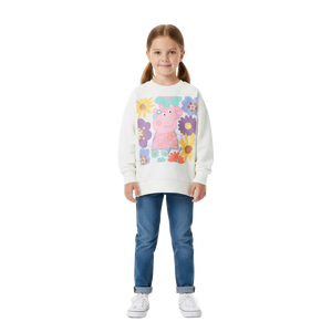 PEPPA PIG White Floral Sweatshirt