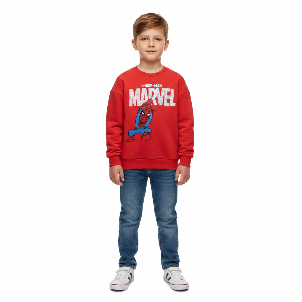 Spiderman | Red Sweatshirt | Little Gecko