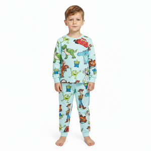 TOY STORY Light Blue Velour Pyjama Set