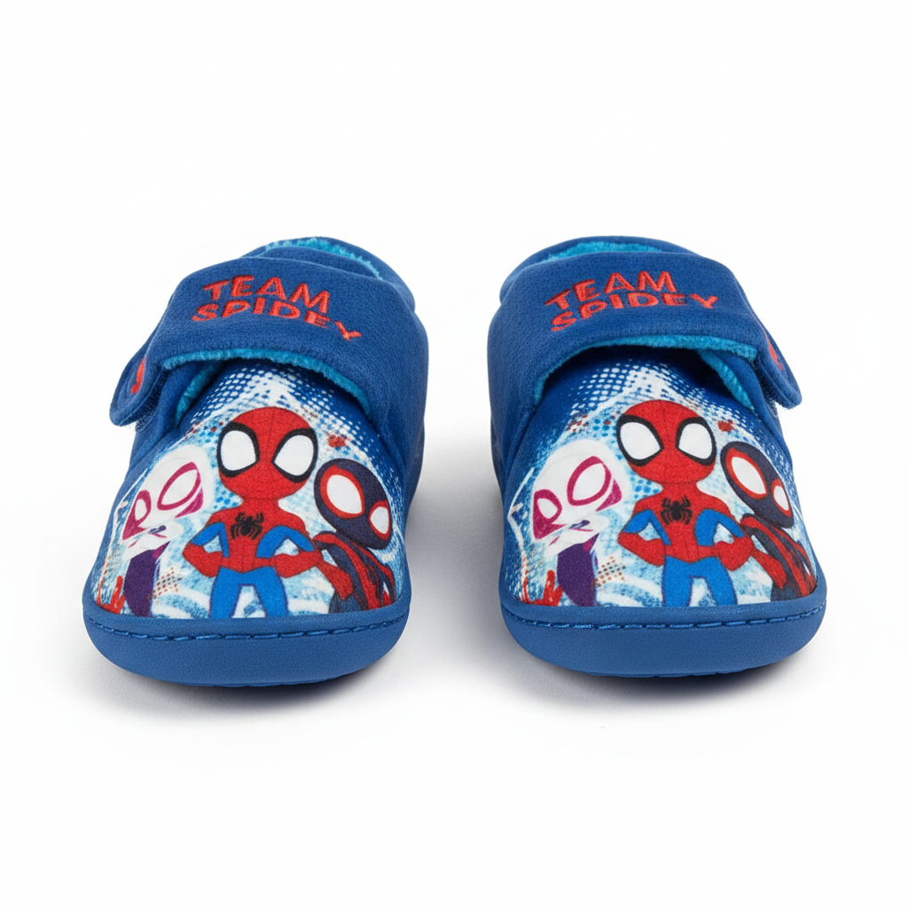 SPIDERMAN Blue Slippers