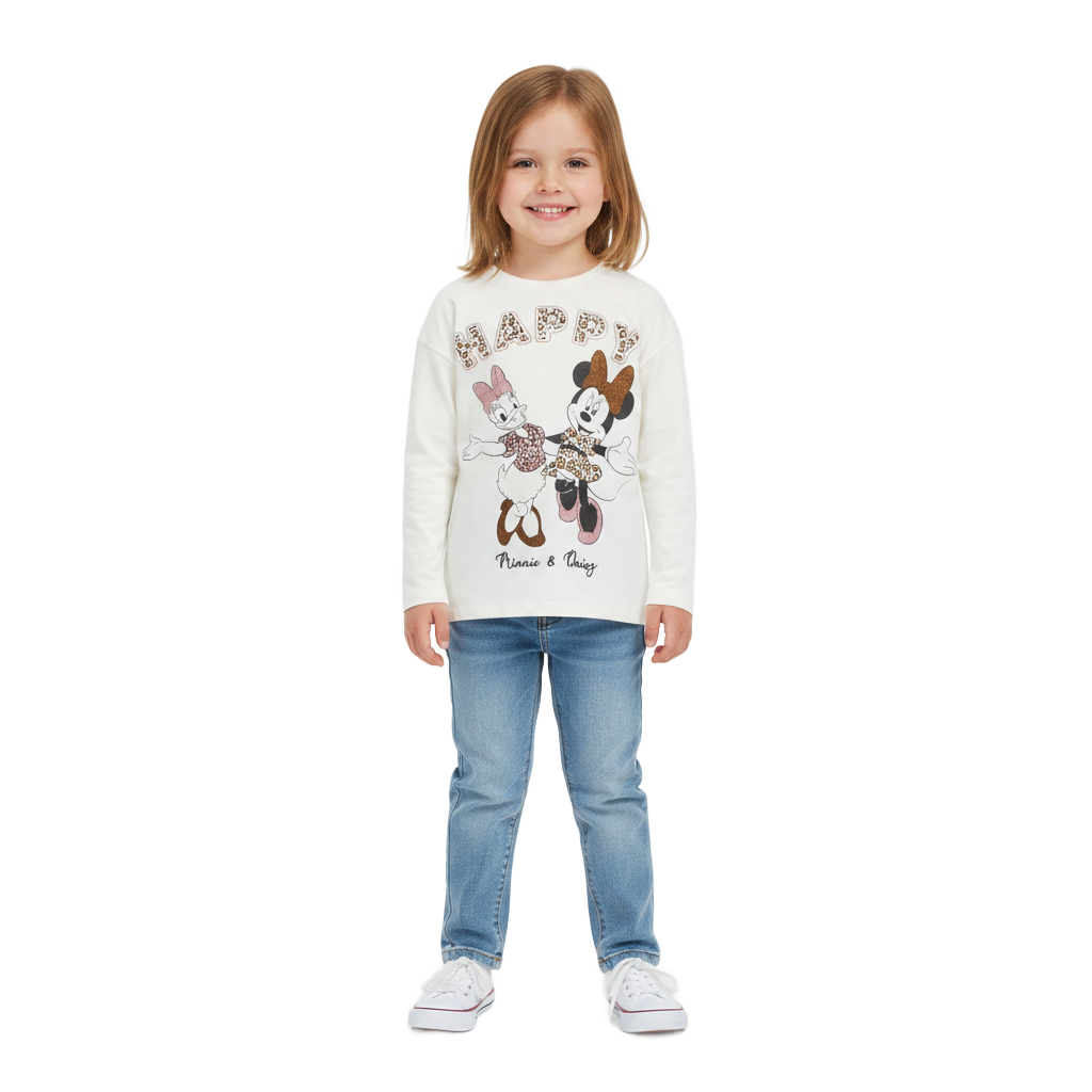 MINNIE MOUSE Cream T-Shirt
