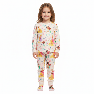 DISNEY PRINCESS Pink Velour Pyjama & Sock Set