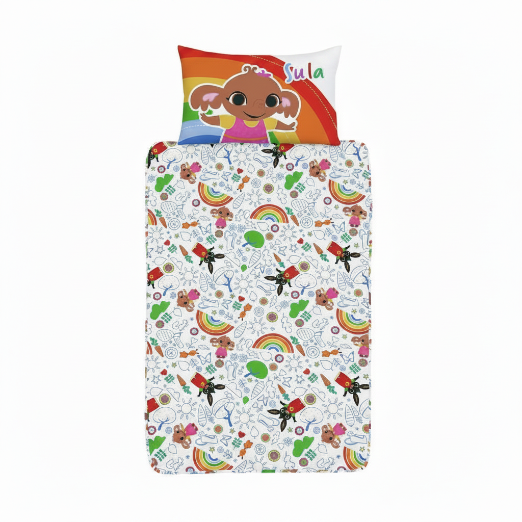 BING BUNNY Village Toddler/Cot Bed Quilt Cover Set