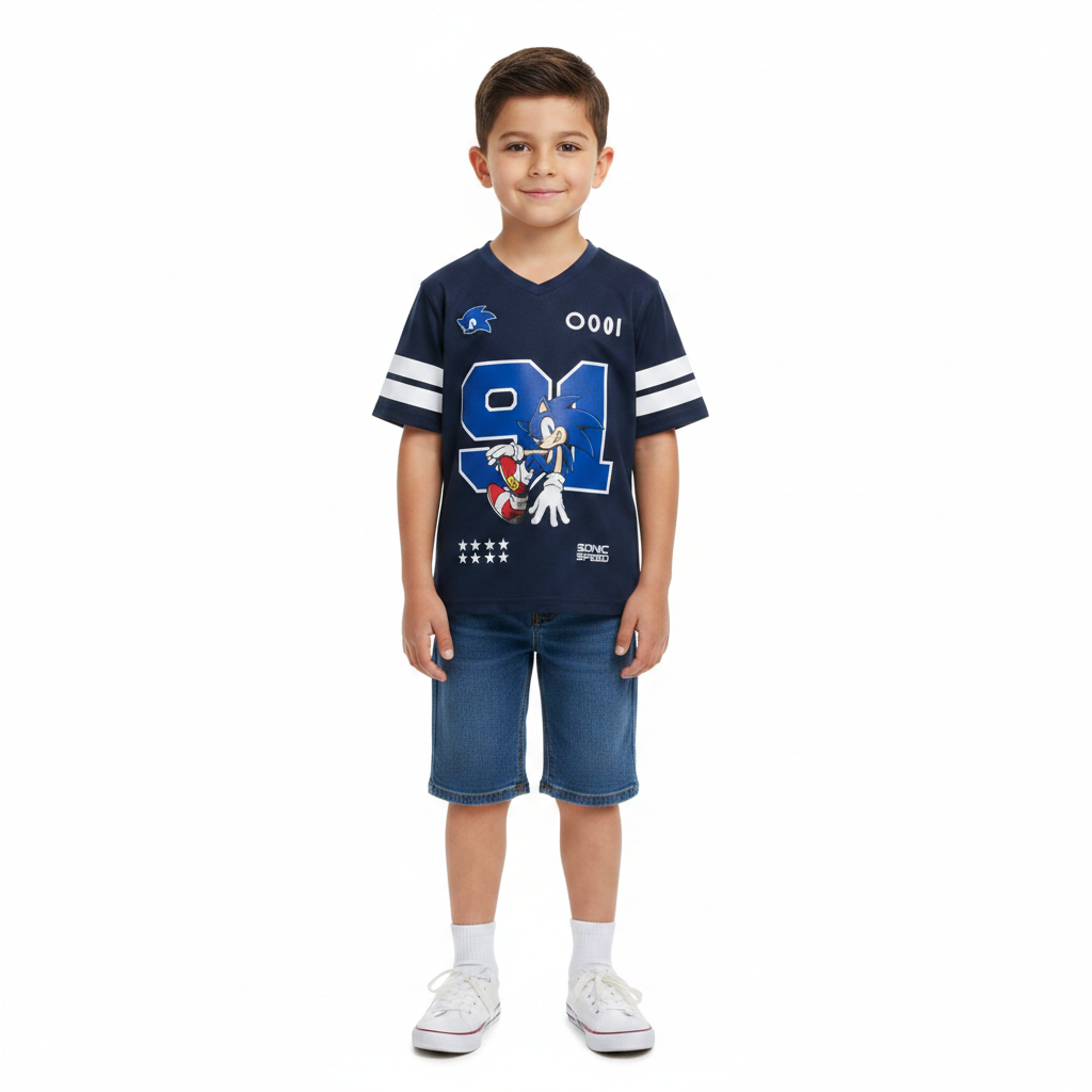 SONIC THE HEDGEHOG Navy T-Shirt