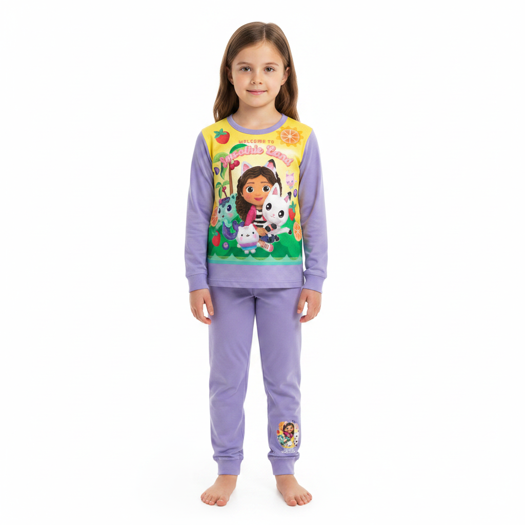 Gabby's Dollhouse | Purple Pyjamas | Little Gecko