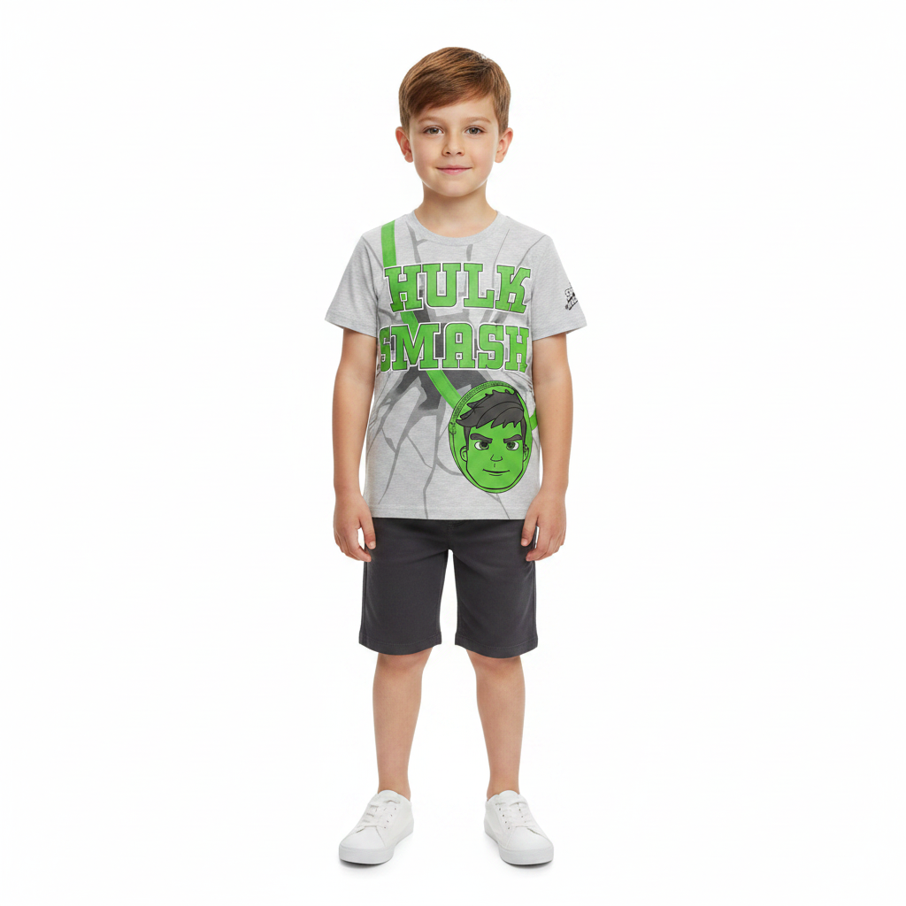 THE AVENGERS Grey Hulk T-Shirt
