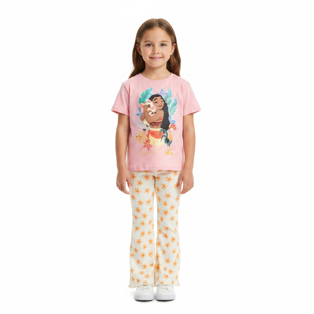 MOANA Short Sleeve T-Shirt & Leggings Set