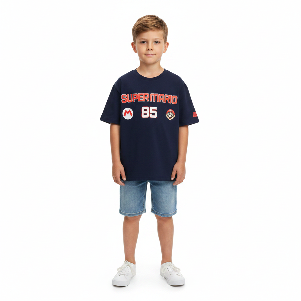 SUPER MARIO Navy T-Shirt