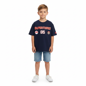 SUPER MARIO Navy T-Shirt